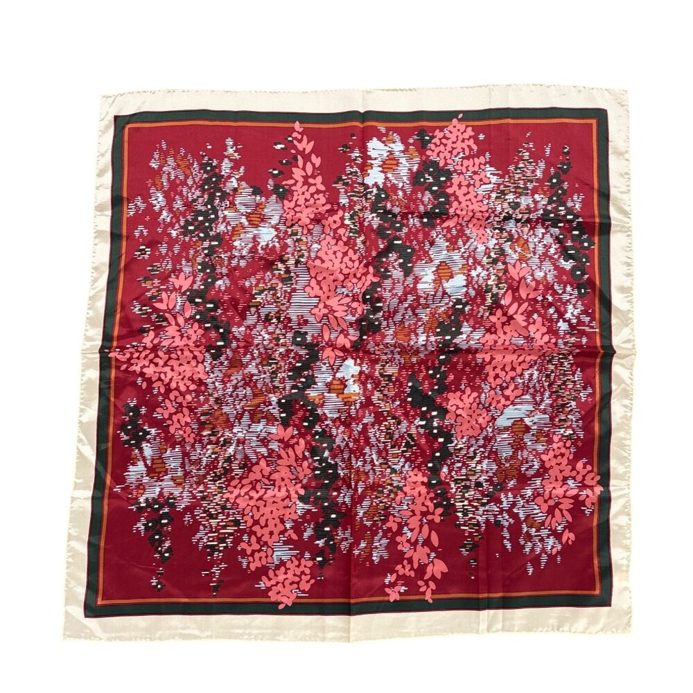 Water Repellent Vintage Japanese Silk Acetate Fashion Scarf Eastman Mfg Headwear